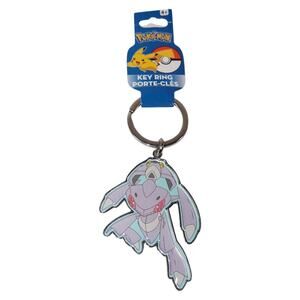Vintage Pokemon Character - Genesect Steel Bug - Metal Key Ring Keychain 2016